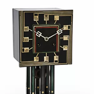 Domino Clock, c. 1917 (ebonised wood with ivory and plastic inlay)