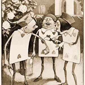 "Don t go splashing paint over me", illustration for Lewis Carroll