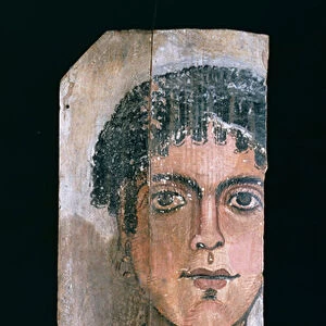 Double-sided mummy portrait of a young woman, from er-Rubayat in the Faiyum