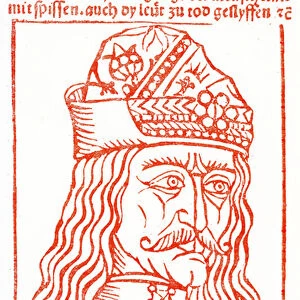 Dracula (Vlad Tepes ), 1491 (woodcut) (see also 473197)