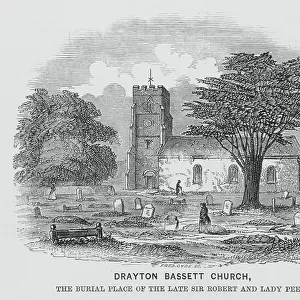 Staffordshire Mounted Print Collection: Drayton Bassett