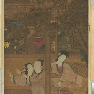 Dream of the Red Chamber (hanging scroll, ink and colour on silk)