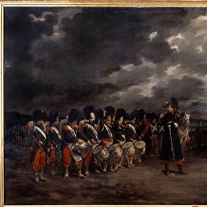 Un drums de la Garde Imperiale - Painting by Guillaume Regamey (1837-1875)