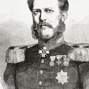 Duke William of Mecklenburg-Schwerin, from L Univers Illustre, published 1866