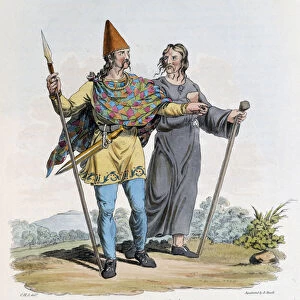 Dutch and warrior - in "Celts and Goths, customs of the inhabitants of