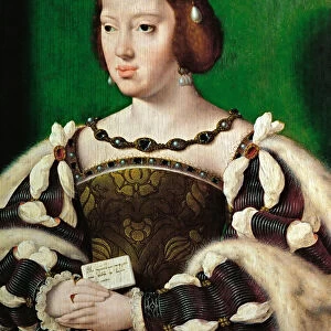 Early Netherlandish Art : Portrait of Queen Eleanor of Austria (1498-1558) par Cleve