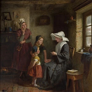Early Teaching (oil on canvas)