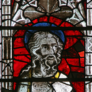 The East window (Ew) depicting an Apostle (stained glass)