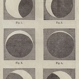 The Eclipse of the Sun, as seen at Hyeres, France (engraving)