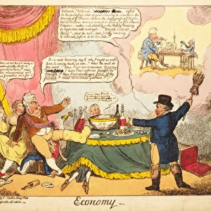 Economy, 1816 (hand-coloured engraving)