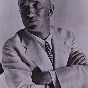 Edvard Benes, Czechoslovakian politician and president, 1933 (b / w photo)