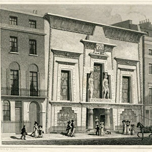 The Egyptian Hall, Piccadilly, 1828 (engraving)