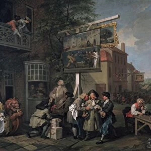 The Election II: Canvassing for Votes, 1754-55 (oil on canvas)