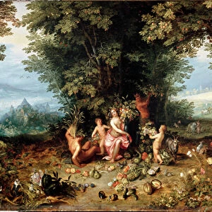 The four elements: The Earth. 16th-17th century (painting)