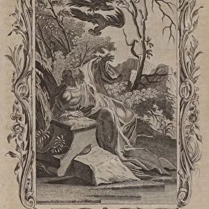 Elijah fed by Ravens (engraving)