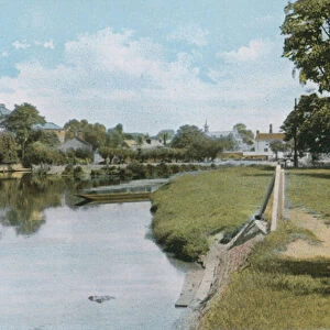 The Elms and River Thames at Abingdon (photo)