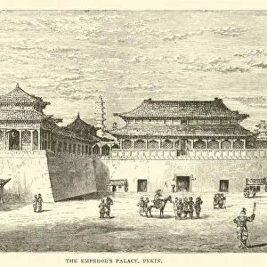 The Emperors Palace, Pekin (engraving)