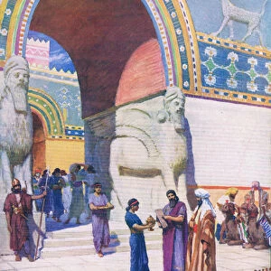 The end of the exile, from The Bible Picture Book published by Thomas Nelson, c