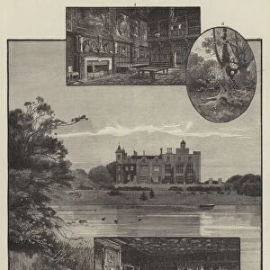 English Homes, Hatfield House (engraving)