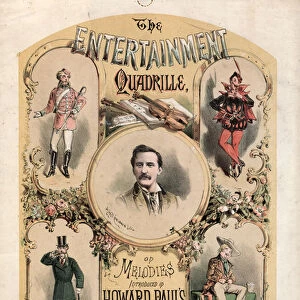 The Entertainment Quadrille bu C H R Marriott (colour litho)