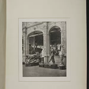 Entrance Italian section, Manufactures Building, 1893 (photogravure)