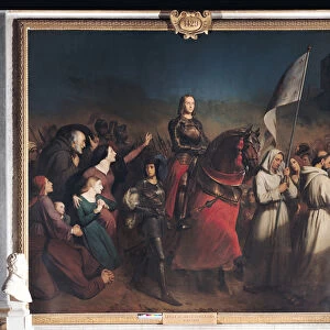 The Entry of Joan of Arc (1412-31) into Orleans, 8th May 1429, 1843 (oil on canvas)