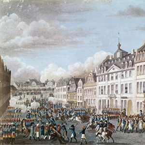 Entry of the United Troops of Prussia and the Hesse to Frankfurt