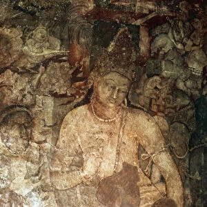 Episode of the Life of Buddha painting in cave 1