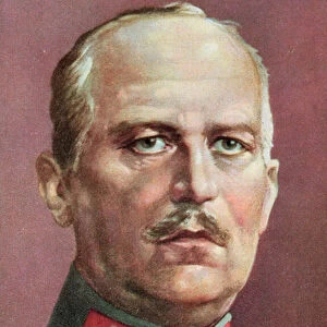 Erich Ludendorff (1865-1937) (colour litho)