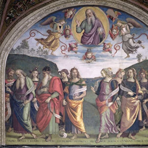 The Eternal Father in Glory with Prophets and Sibyls, from the Sala dell Udienza