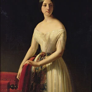 Eugenie Saint-Amand, 1841 (oil on canvas)
