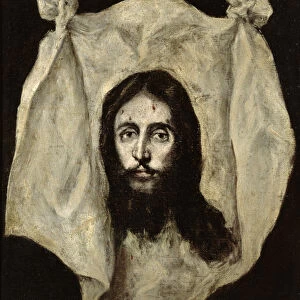 Face of the Christ (oil on canvas)
