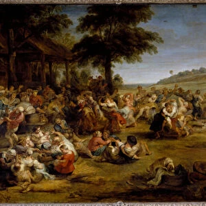 The fair (oil on wood, 1635-1638)