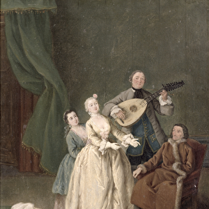 The Family Concert, c. 1750 (oil on canvas)