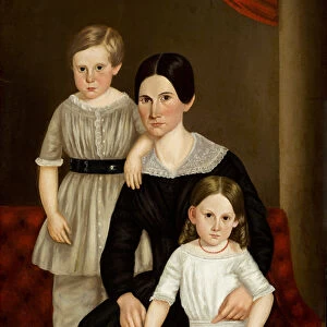 A Family Group, late 1840s (oil on canvas)
