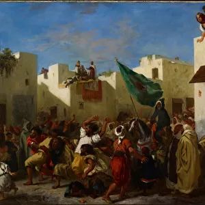 Fanatics of Tangier, c. 1837-38 (oil on canvas)