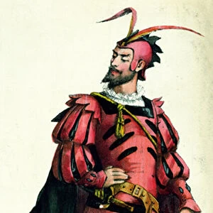 Fancy dress costume for Mephistopheles, from L Art du Travestissement