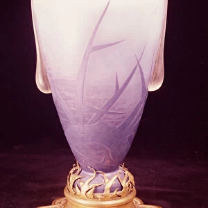 Favrile vase with ormolu base (glass)