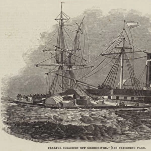Fearful Collision off Greenhithe (engraving)
