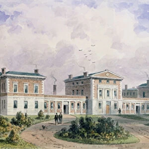 Fever Hospital, Liverpool Road, 1849 (w / c on paper)