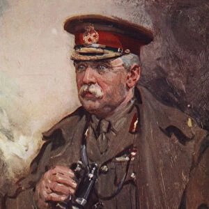 Field-Marshal Sir John French, illustration from Told in the Huts