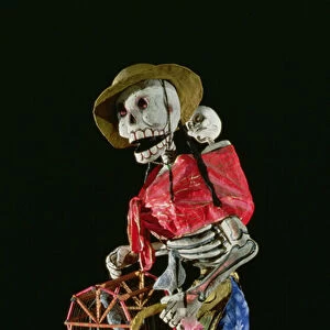 Figure for The Day of the Dead (papier mache)