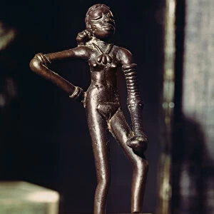Figure of a young dancer, from Mohenjo-Daro, Indus Valley, Pakistan