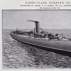 First-Class Torpedo Boat (engraving)
