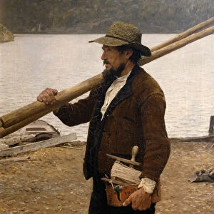 Fisherman, 1881 (oil on canvas)