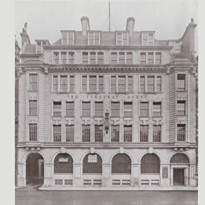 The Fleetway House, London, Elevation to Farringdon Street (b / w photo)