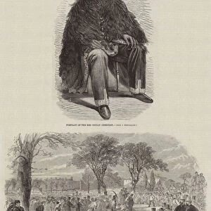 The Foot-Race between Jackson and Deerfoot (engraving)