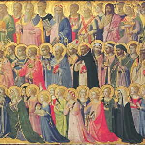 The Forerunners of Christ with Saints and Martyrs, 1423-24 (egg tempera on wood)
