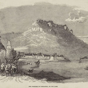 The Fortress of Konigstein, on the Elbe (engraving)