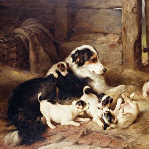 The Foster Mother, 1887 (oil on canvas)